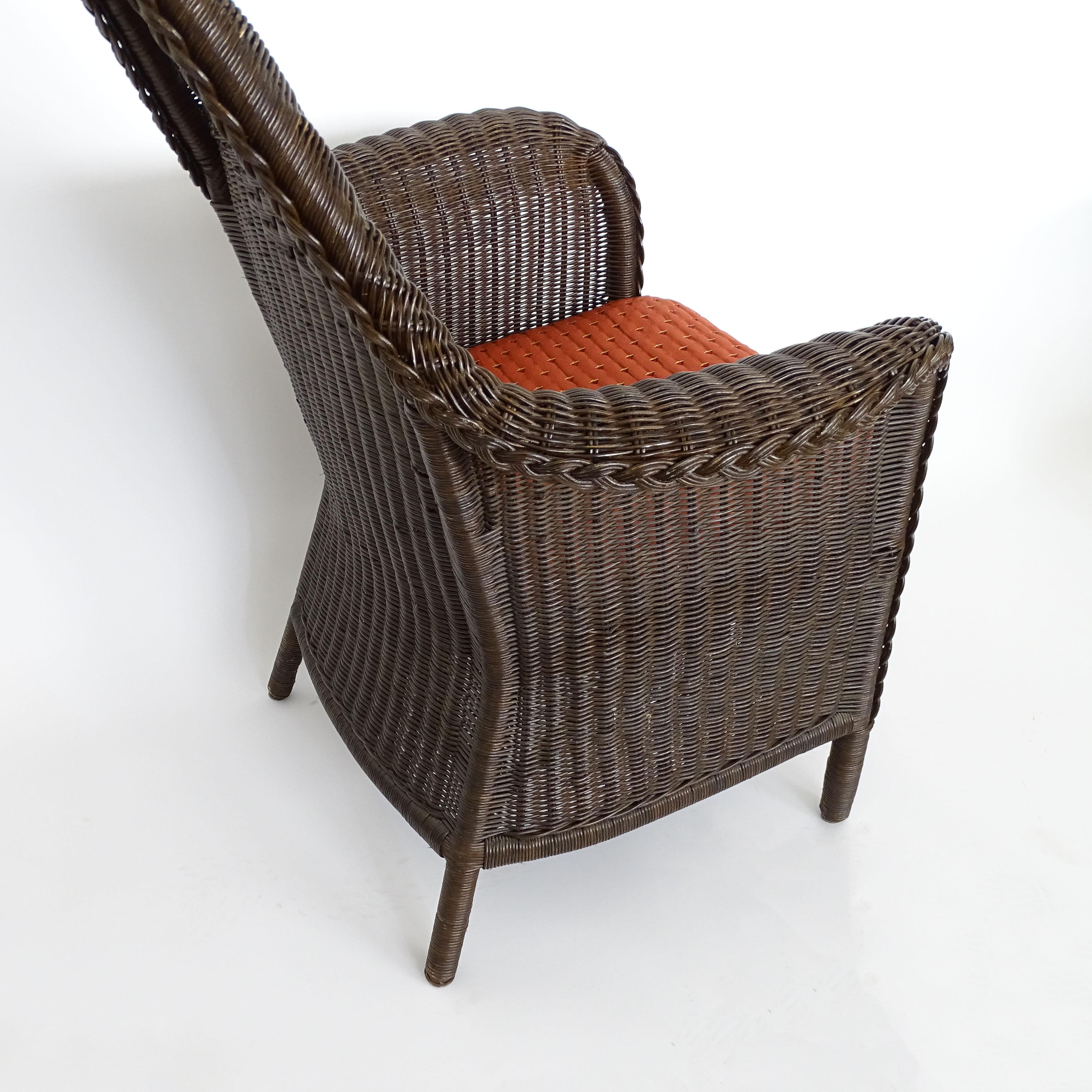 Renzo Mongiardino Pair of Wicker Astrea Armchairs for Bonacina, Italy 1977 For Sale 2