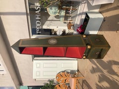 Renzo Mongiardino Bibliothèque Obélisque Tole peinte à la main Italie 1970