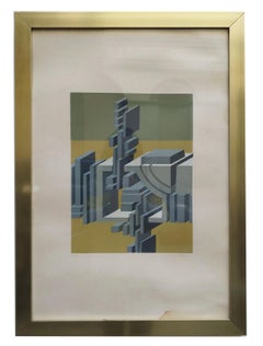 UNTITLED - Lithograph on paper numbered and signed, Italy 1970s