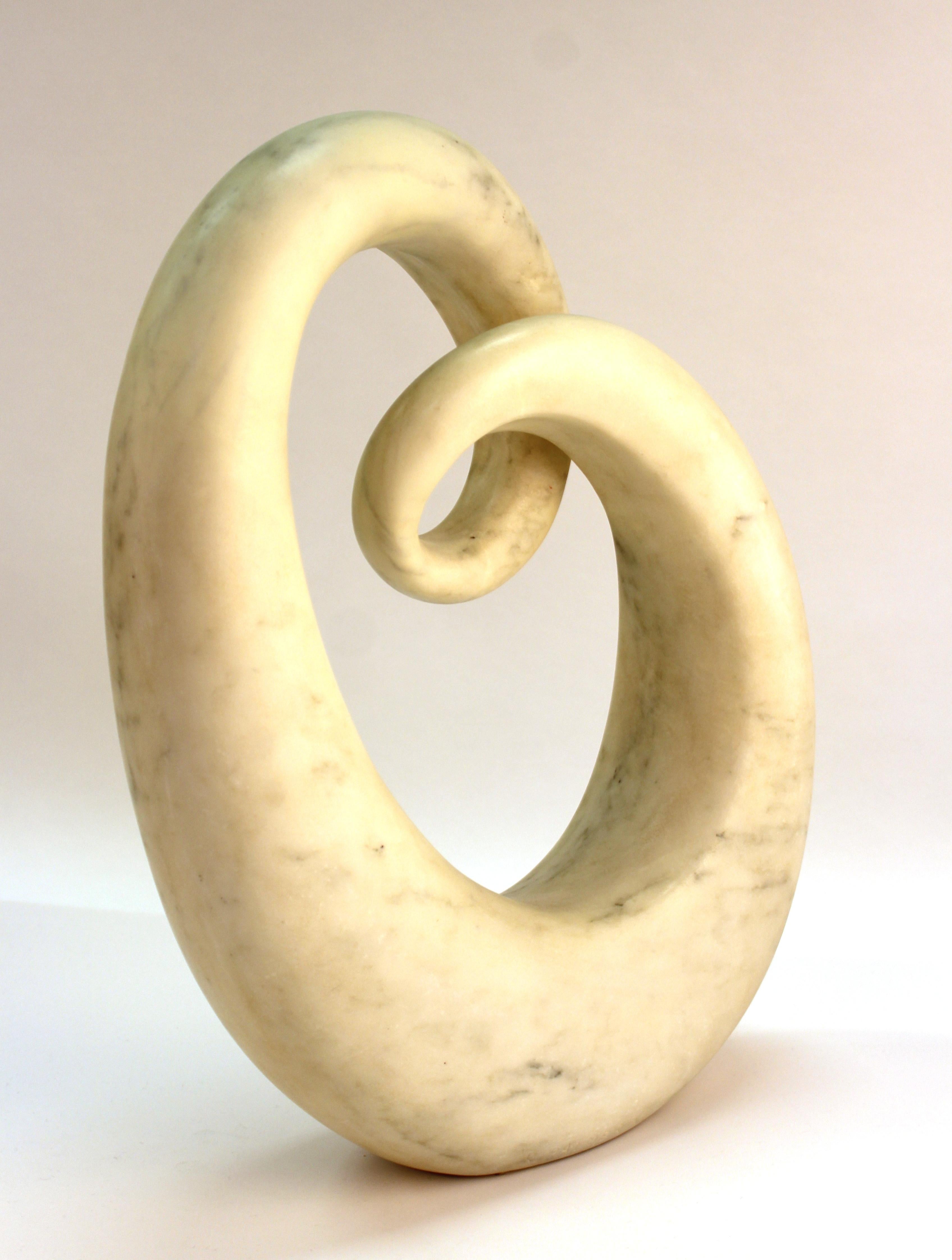 Renzo Palmerini Modern Abstract Marble 'Infinity' Sculpture In Good Condition In New York, NY
