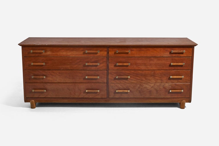 Renzo Rutili, Wood, Johnson Furniture Company, USA, c. 1950s