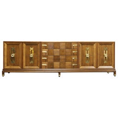 Renzo Rutili for John Stuart/Johnson Furniture Large Sideboard in Walnut