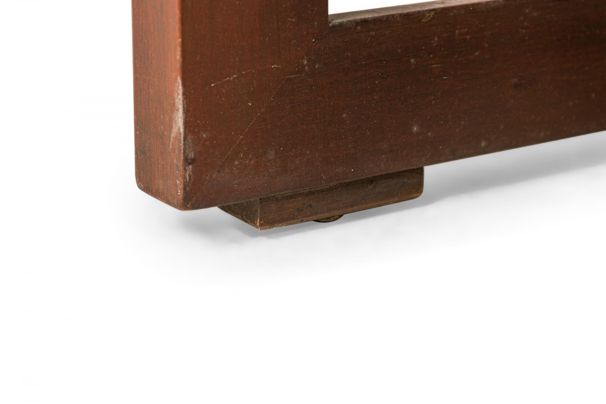 Renzo Rutili for Johnson Furniture Co. Burl Wood Nightstand / Bedside Table For Sale 2