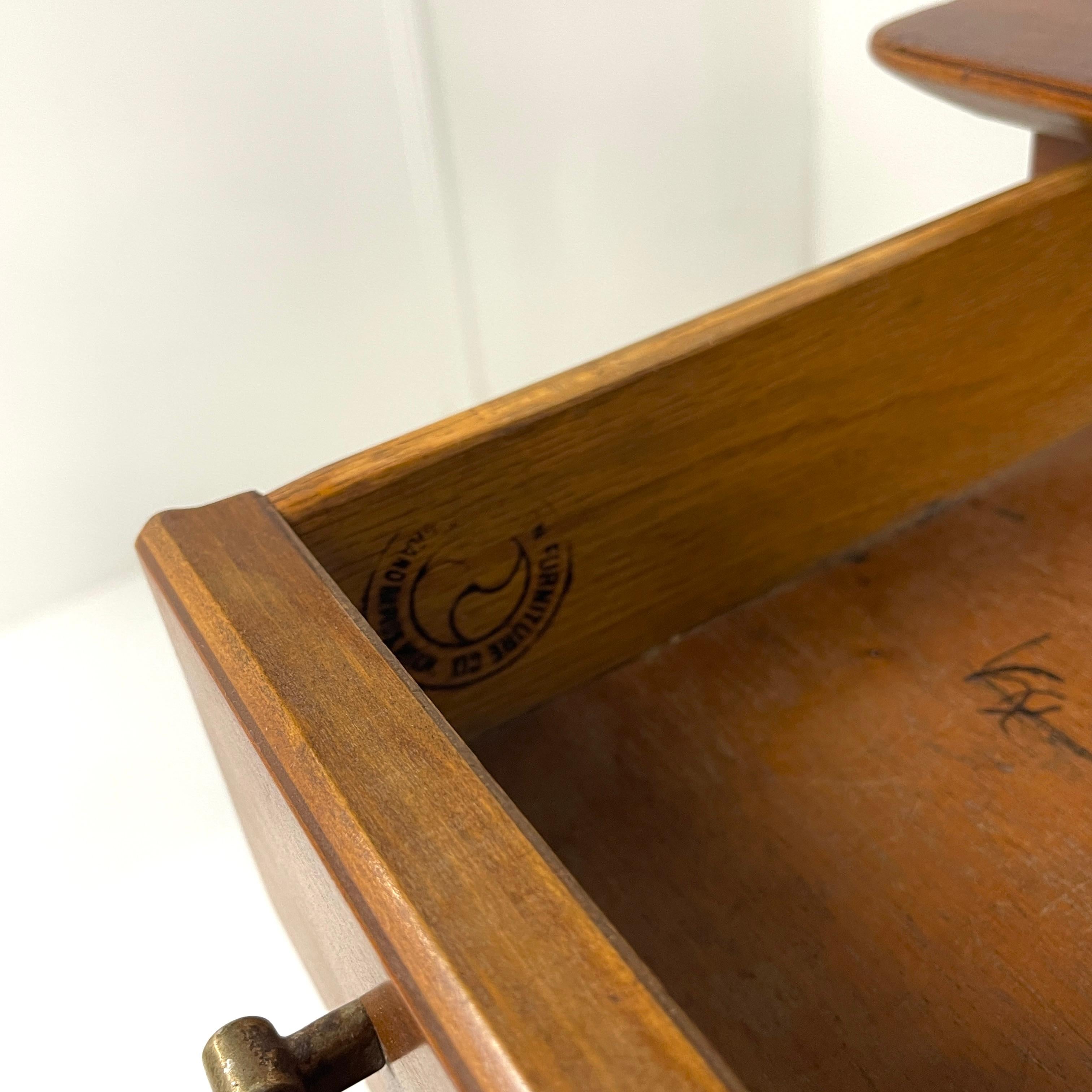 Renzo Rutili for Johnson Furniture Sculptural Cherry Long Dresser or Credenza 12