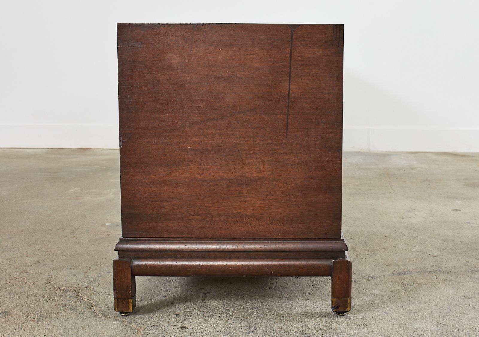 Renzo Rutili for Johnson Furniture Walnut Cabinet Credenza For Sale 9
