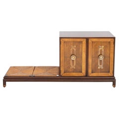 Renzo Rutili for Johnson Mahogany Cabinet & Bench