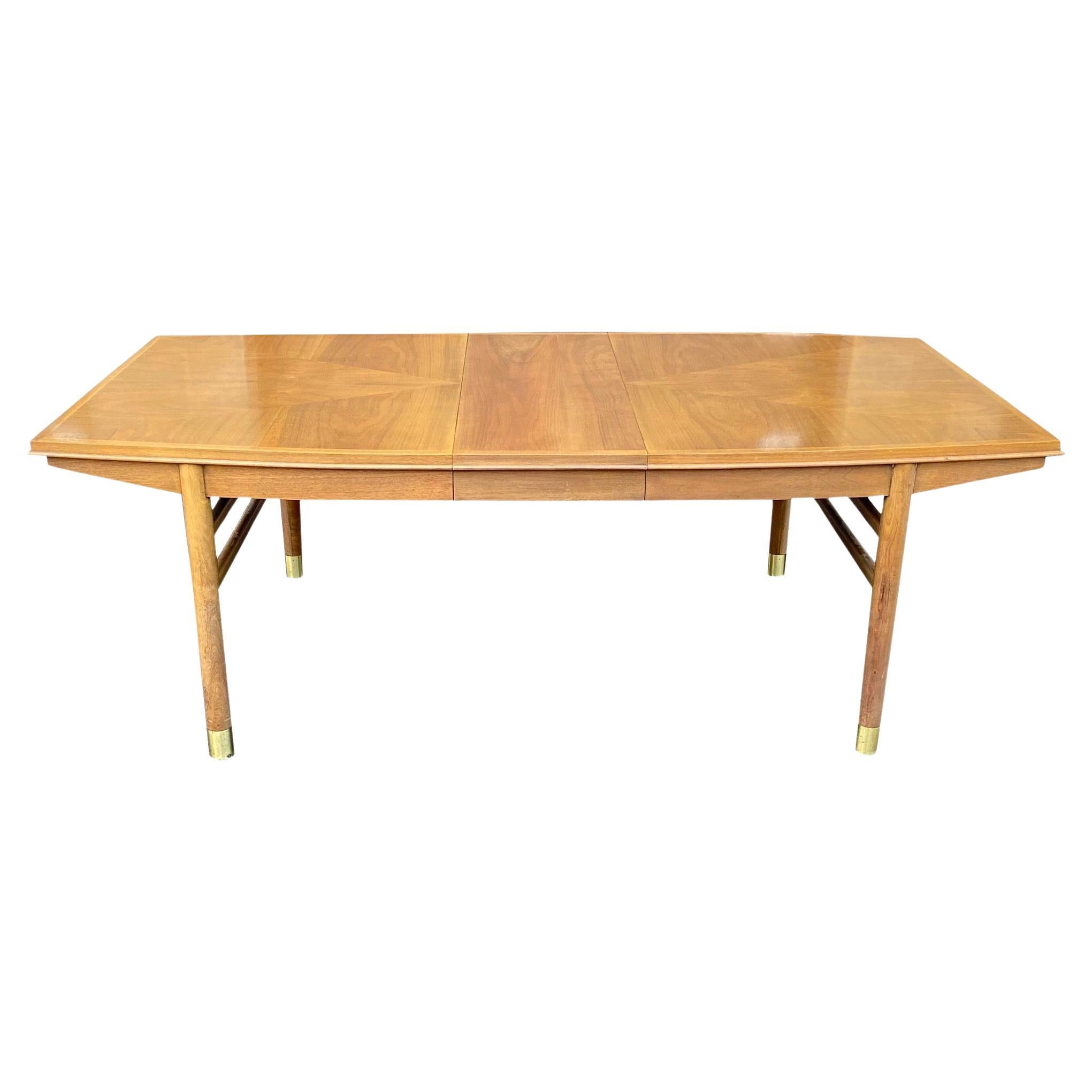 Renzo Rutili Mid-Century Modern Dining Table for Johnson Furniture