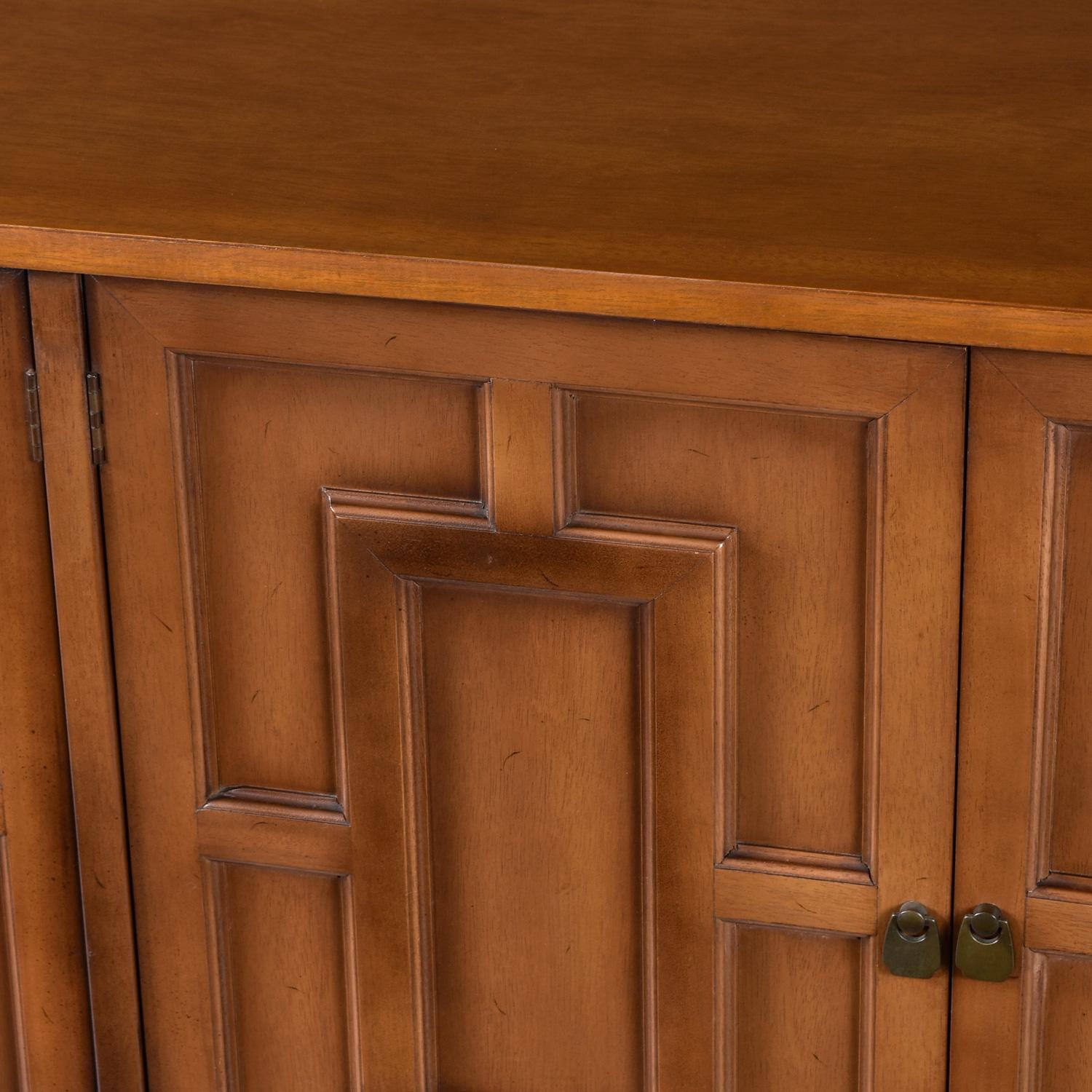 Renzo Rutili Style Fretwork Credenza Buffet 2