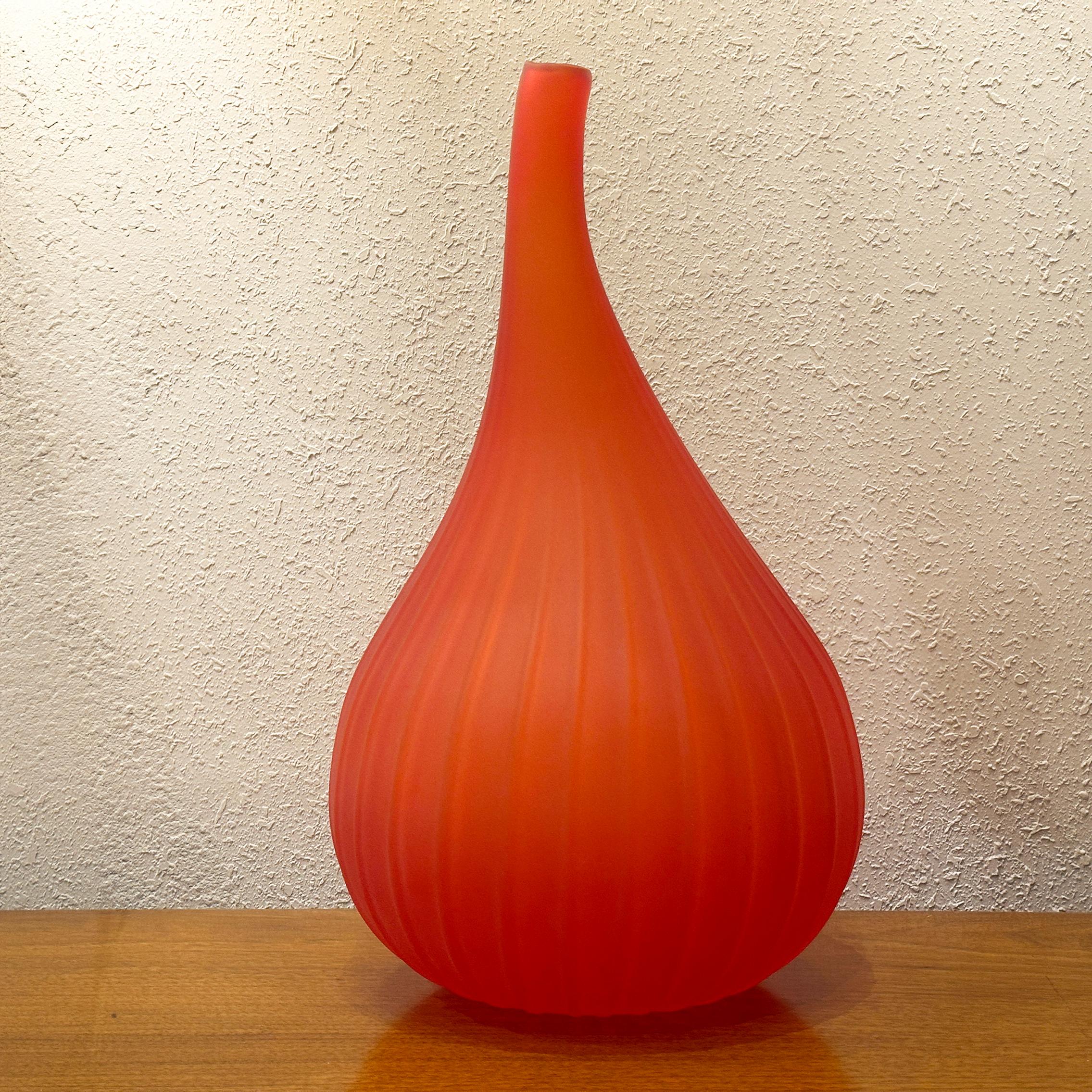 Renzo Stellon for Salviati Orange Satin Finish 