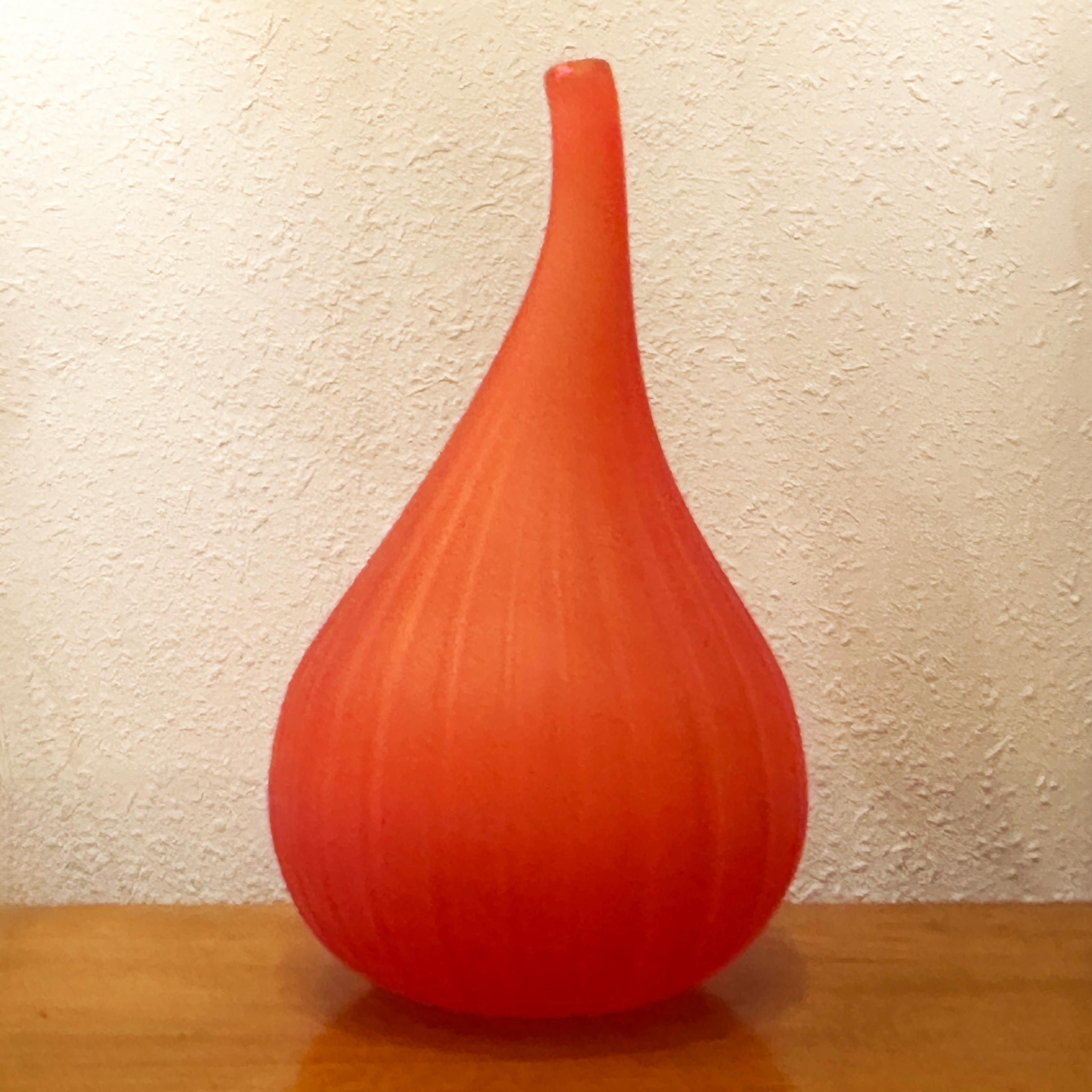 Modern Renzo Stellon for Salviati Orange Satin Finish 