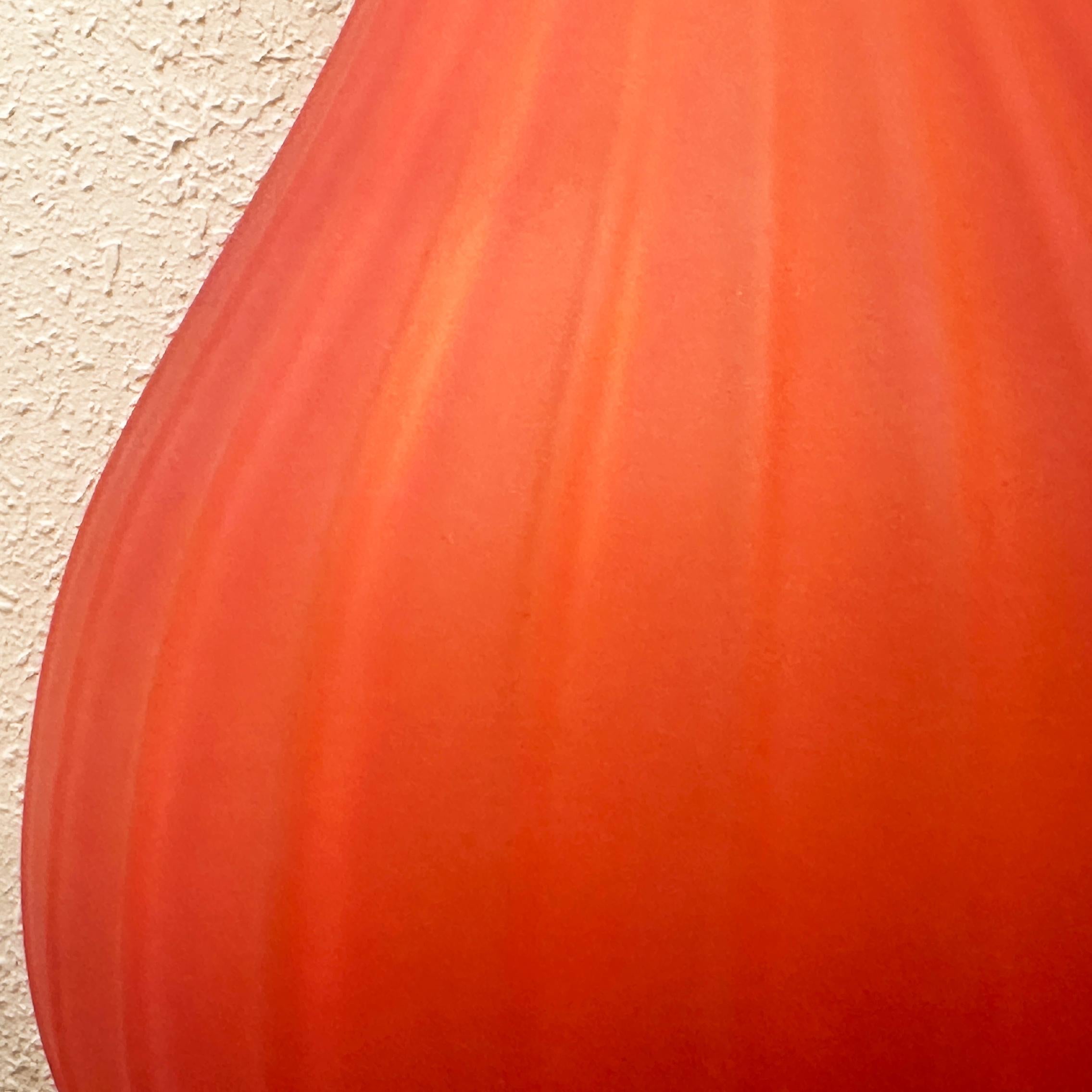 Contemporary Renzo Stellon for Salviati Orange Satin Finish 