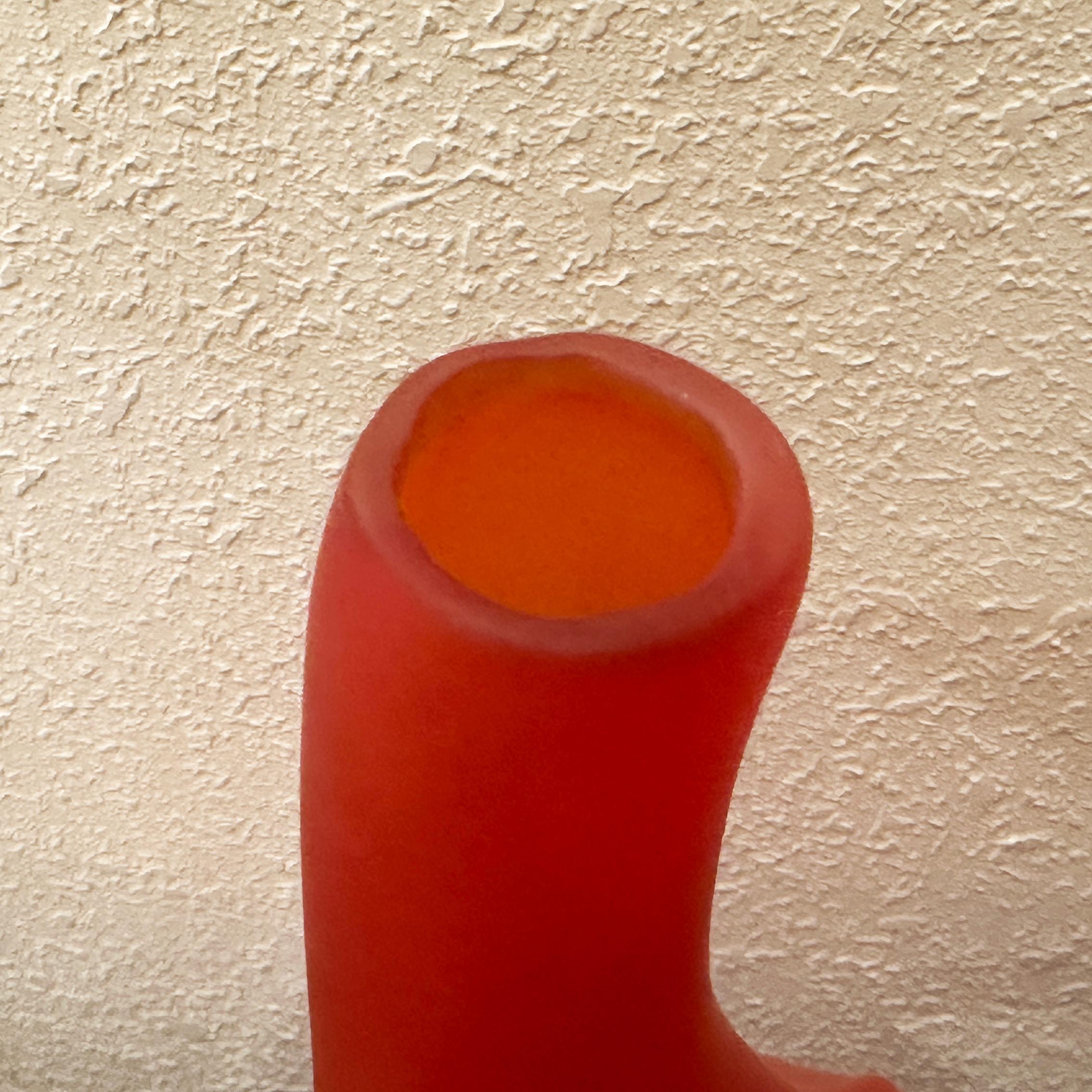 Renzo Stellon for Salviati Orange Satin Finish 