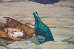 On the Beach – Ölgemälde von Renzo Vespignani – 1955