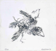 Bird - Print by Renzo Vespignani - 1969