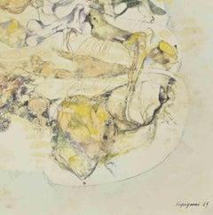 Composition - Print by Renzo Vespignani - 1960s