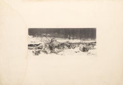 Spiaggia di Nettuno, gravure impressionniste de Renzo Vespignani