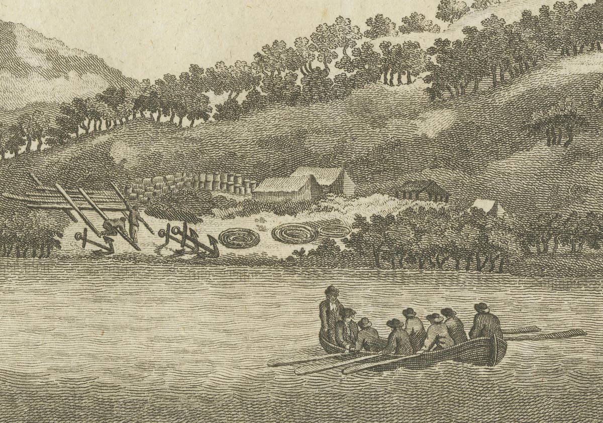 Repairing the Endeavor: Captain Cook's Maritime Ordeal at Hope Islands, ca.1770