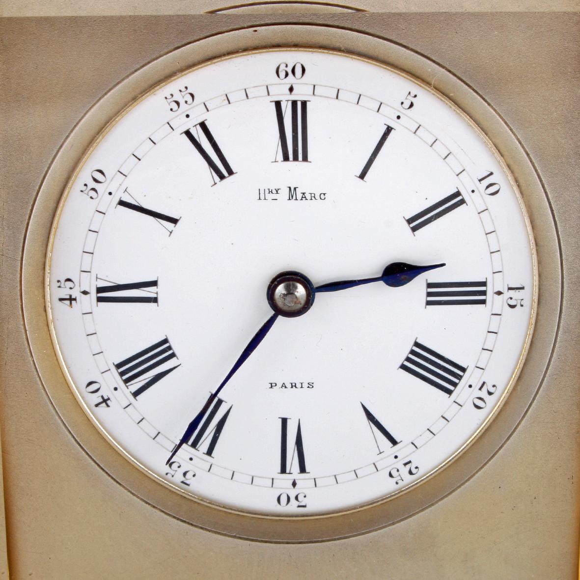 French Repeat Carriage Clock by Henry Marc