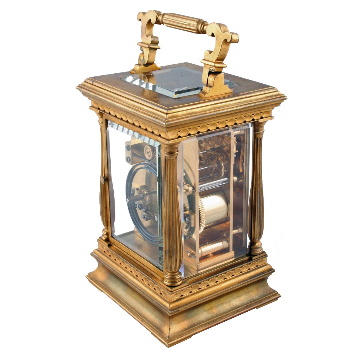 Late 19th Century Repeat Carriage Clock by Henry Marc