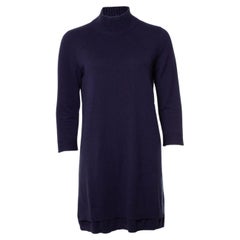 Repeat, cashmere dress in blue