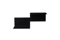 Repeat Shelf Black Noir Right by Warm Nordic