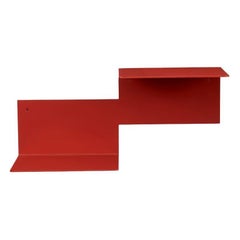 Etagère à répétition rouge rouille droite par Warm Nordic