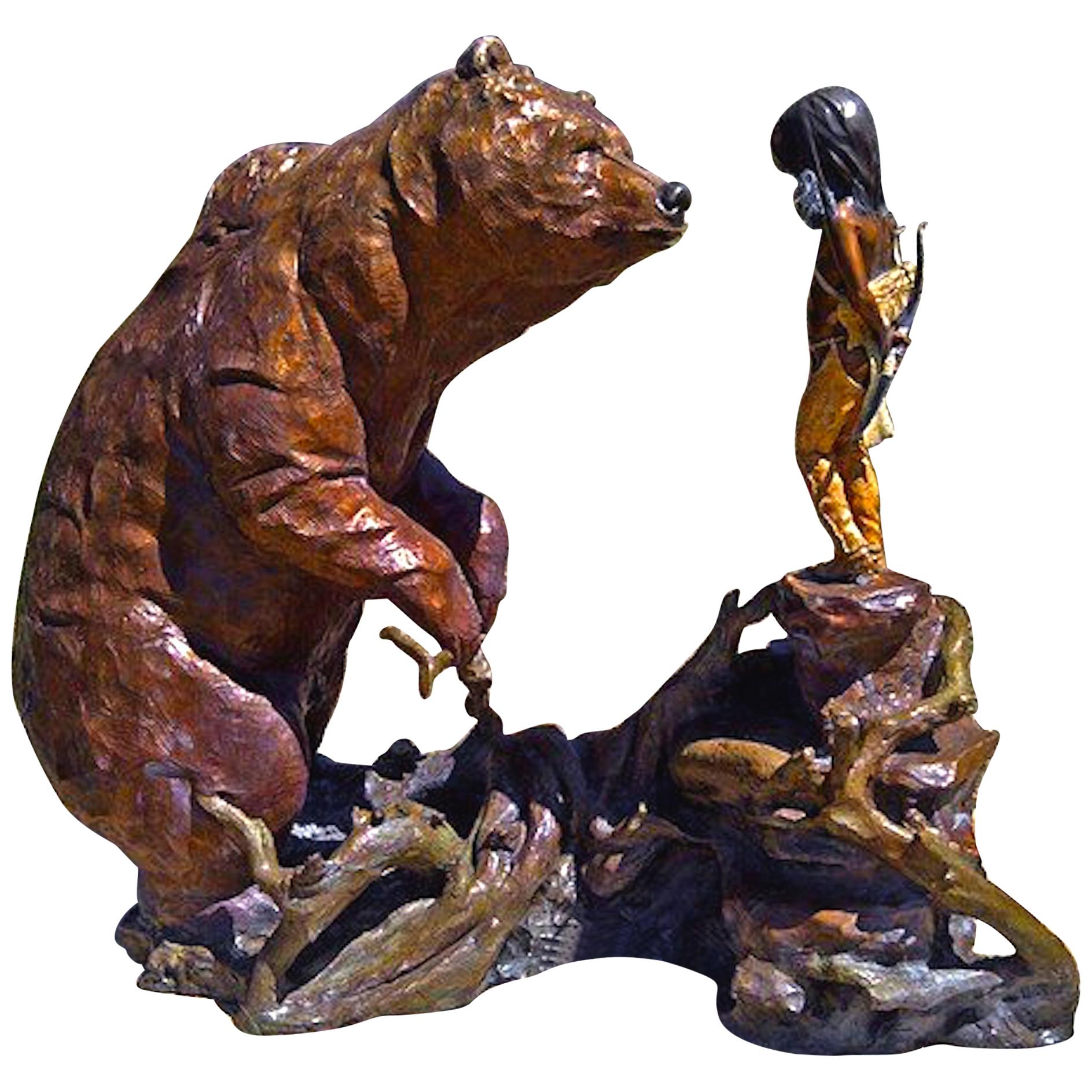 "Repentance" Bronze Sculpture by Walt Horton