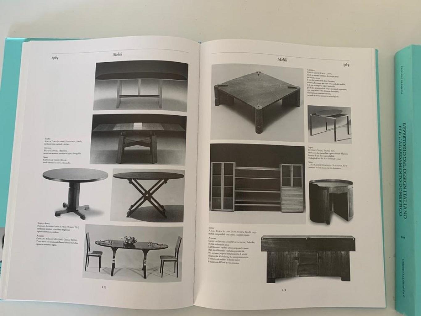 Repertorio del Design italiano 1950-2000 per l'arredamento domestico In Excellent Condition For Sale In Montelabbate, PU