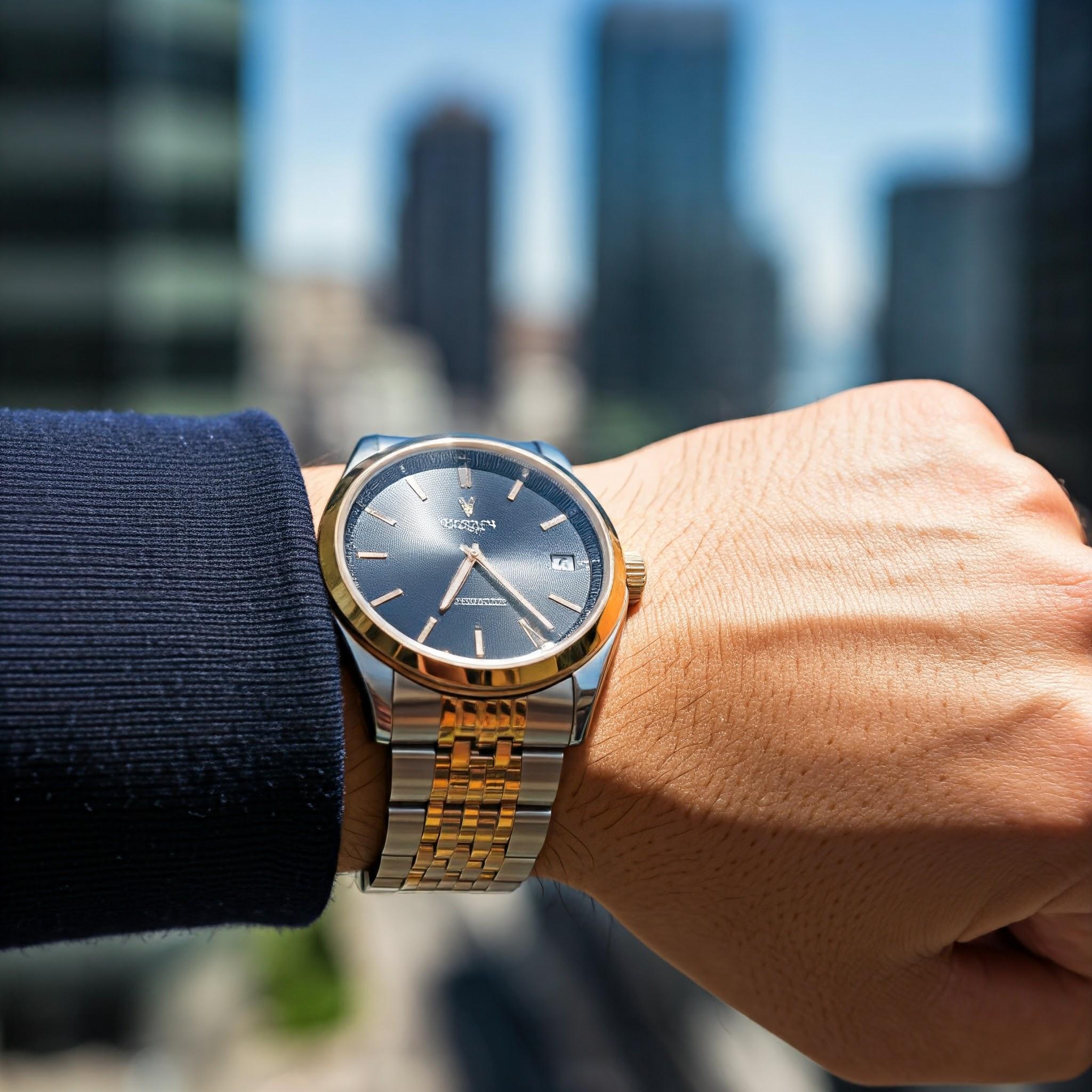 	
Replacement Band for any Mens Rolex 18k Stainless Steel Watch Band w.19mm ends        

**Product Details**

Metal: 18K Stainless Steel
Ends: 19MM
Weight: 53g
Fits: Rolex & Tudor 
Length: 6 3/4 inches
**Watchband Only 
**Comes with both end links