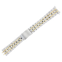 Replacement Band for any Mens Rolex 18k Stainless Steel WatchBand w. 19mm end