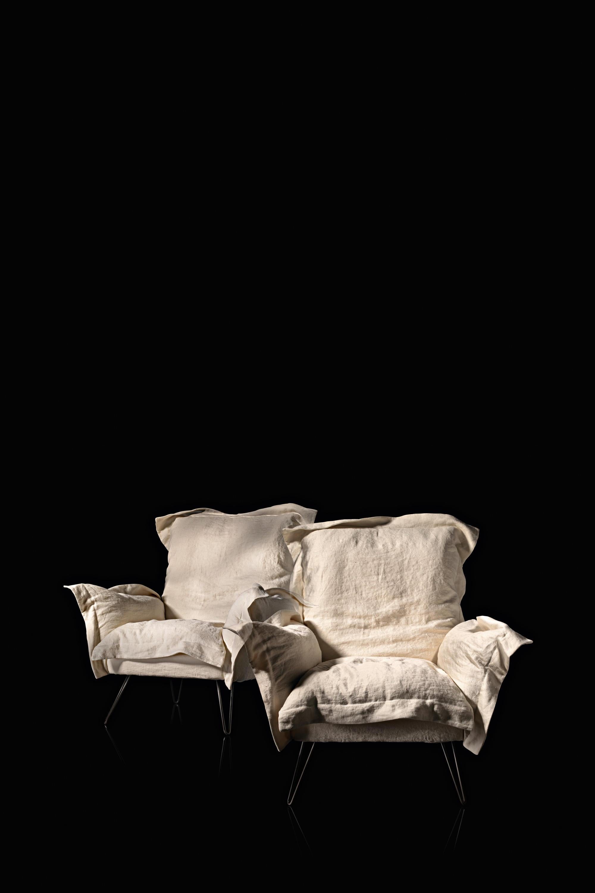 Revestimiento de tela de recambio sólo para el sillón Diesel by Moroso Cloudscape en Nuevo estado para la venta en Alcamo, IT