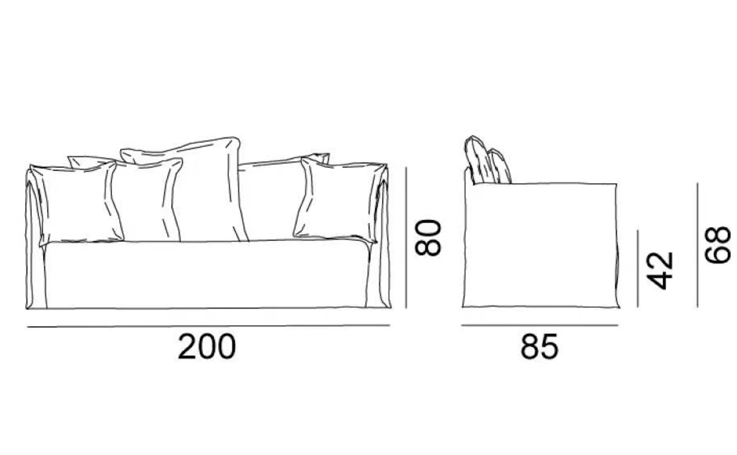 Replacement fabric coating only for the Sofa Gervasoni Ghost 10 G In condizioni Nuovo in vendita a Alcamo, IT
