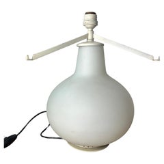 Replacement Lamp Base Fontana Arte Opaline Glass, 1960s