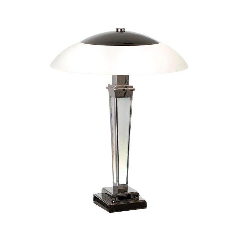 Replacement Shade Glass Lamp Art Deco 2 For Sale