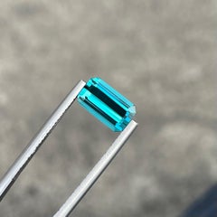 Replenishing Natural Indicolite Tourmaline 1.80 carats Emerald Cut Loose Gem