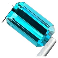 Replenishing Natural Indicolite Tourmaline 1.80 carats Emerald Cut Loose Gem