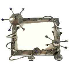 REPLICA BIJOUX/ATHENES – Vintage-Fotorahmen mit Strasssteinen – spätes 20. Jahrhundert