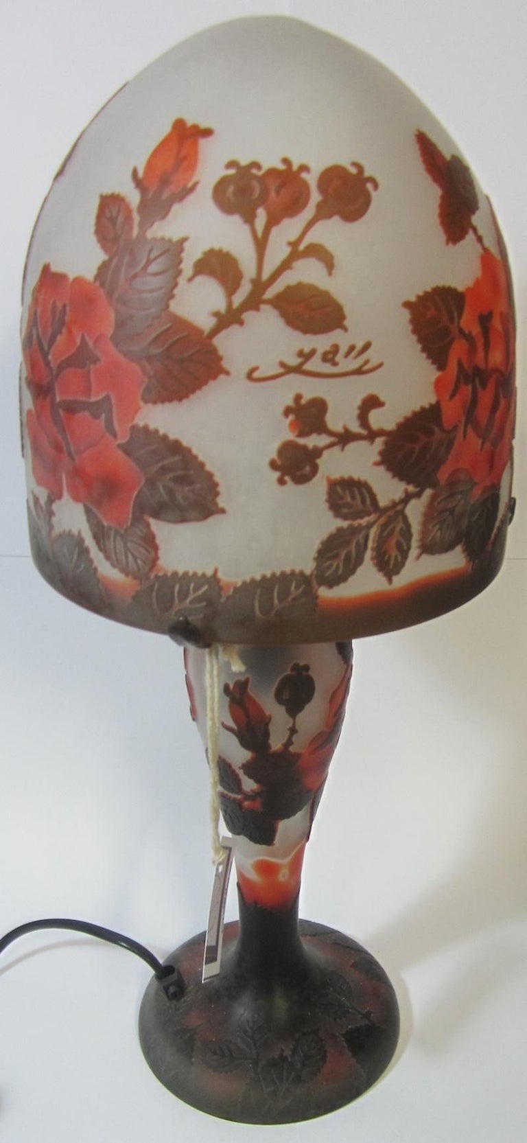 Replica Galle Style Lamp For Sale at 1stdibs