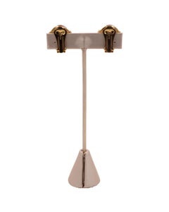 Replica Italy Pink Glass Huggie Earrings