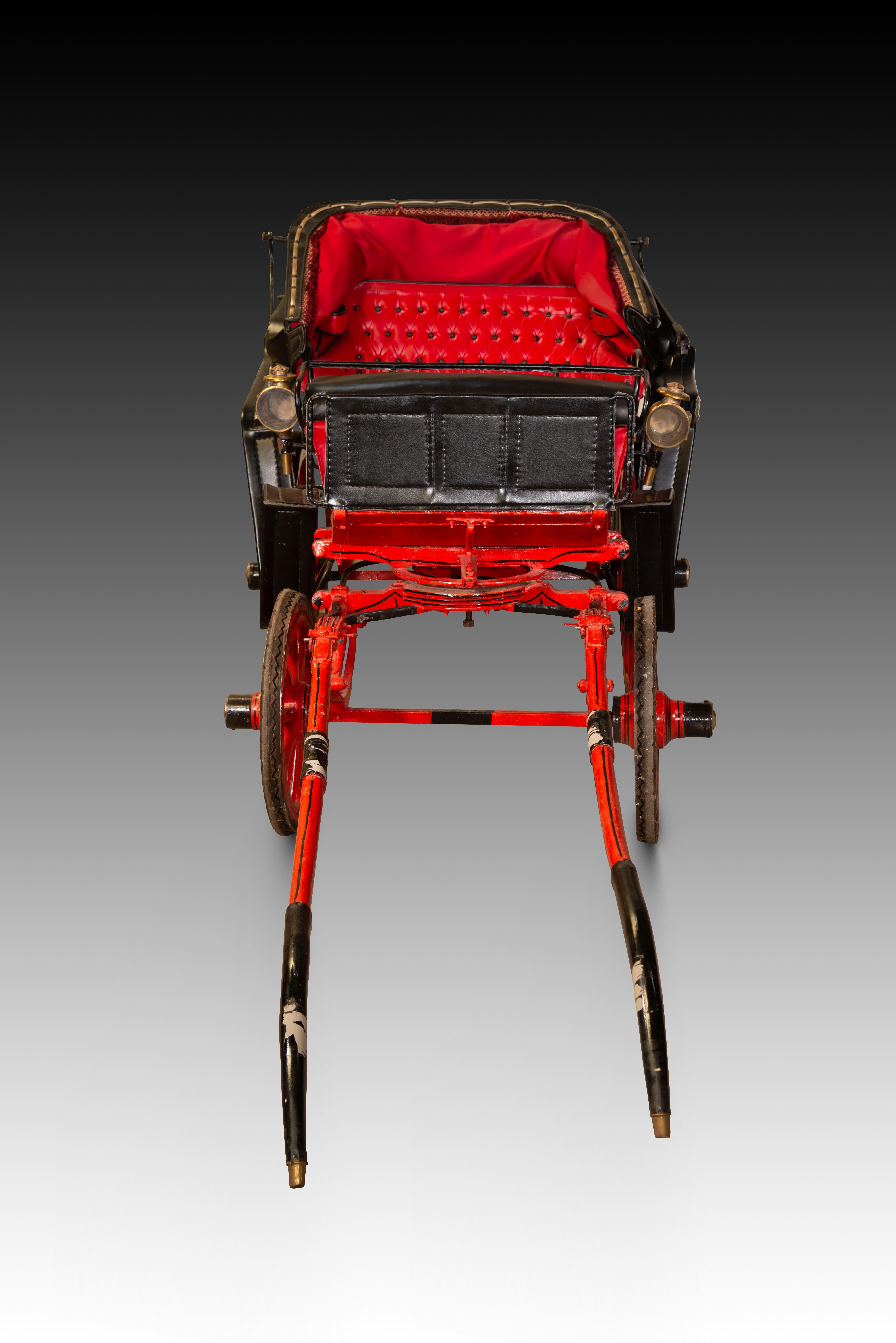 Replica of carriage. Bois, métal, etc. 20e siècle. en vente 3