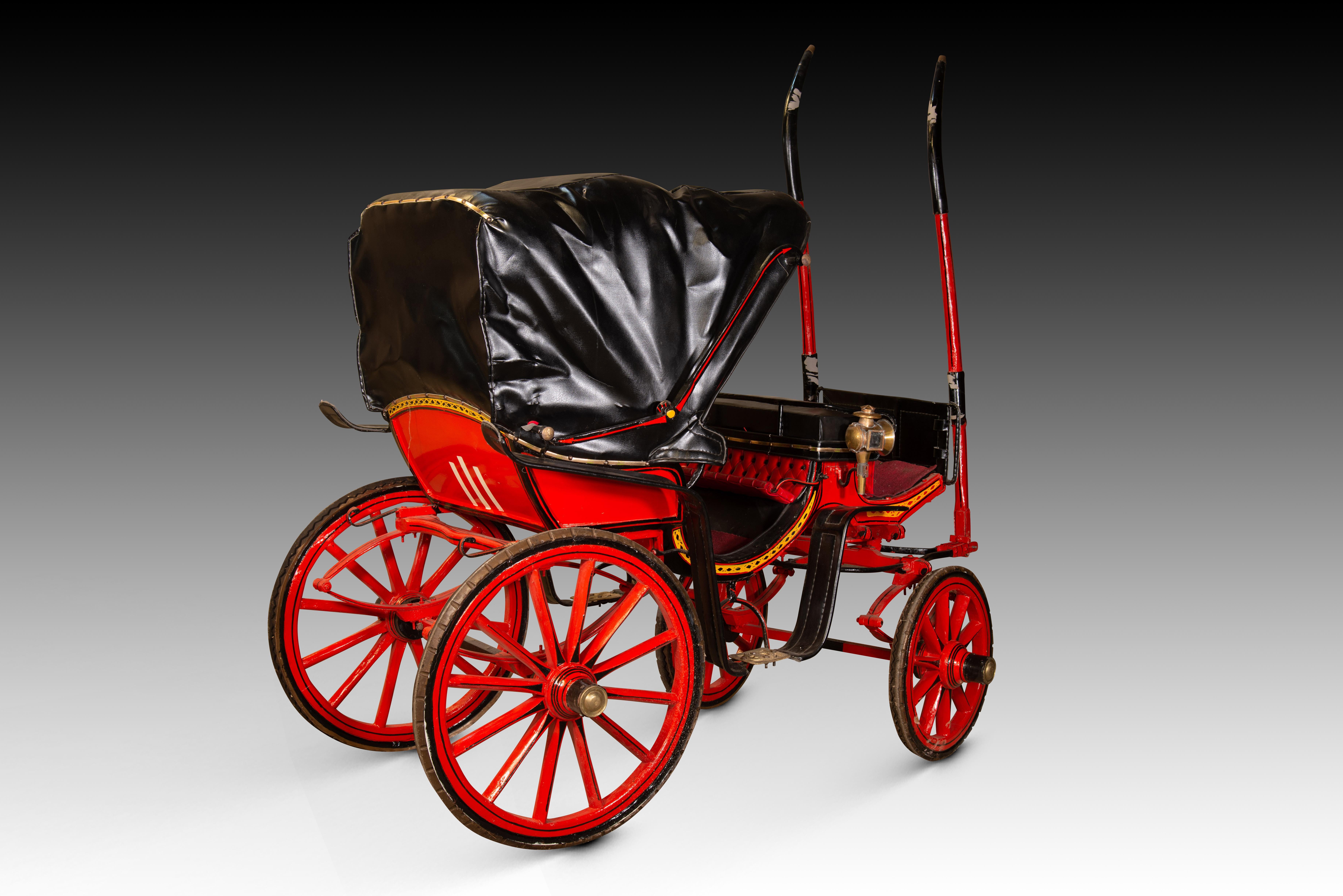 Replica of carriage. Bois, métal, etc. 20e siècle. en vente 6