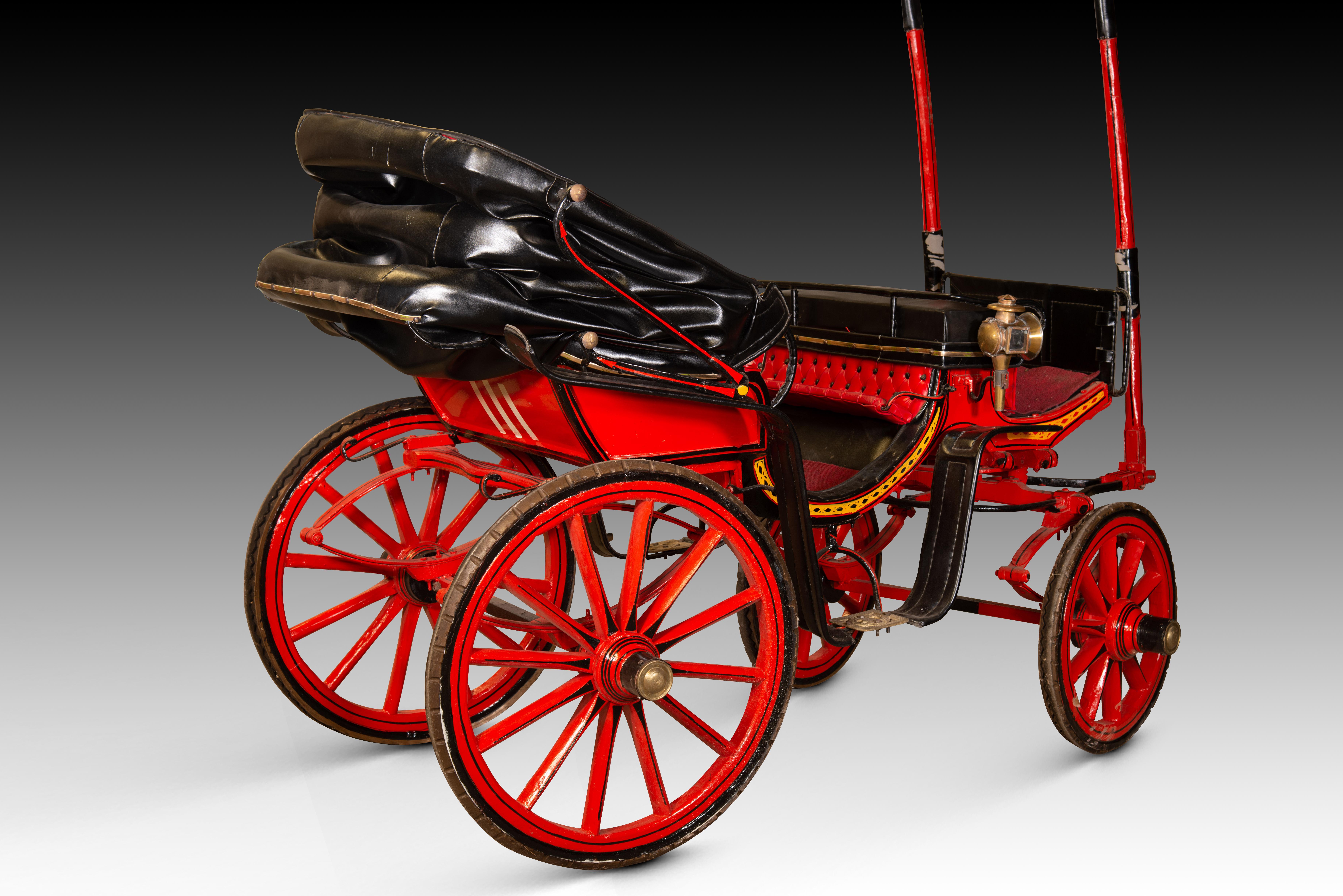 Replica of carriage. Bois, métal, etc. 20e siècle. en vente 7