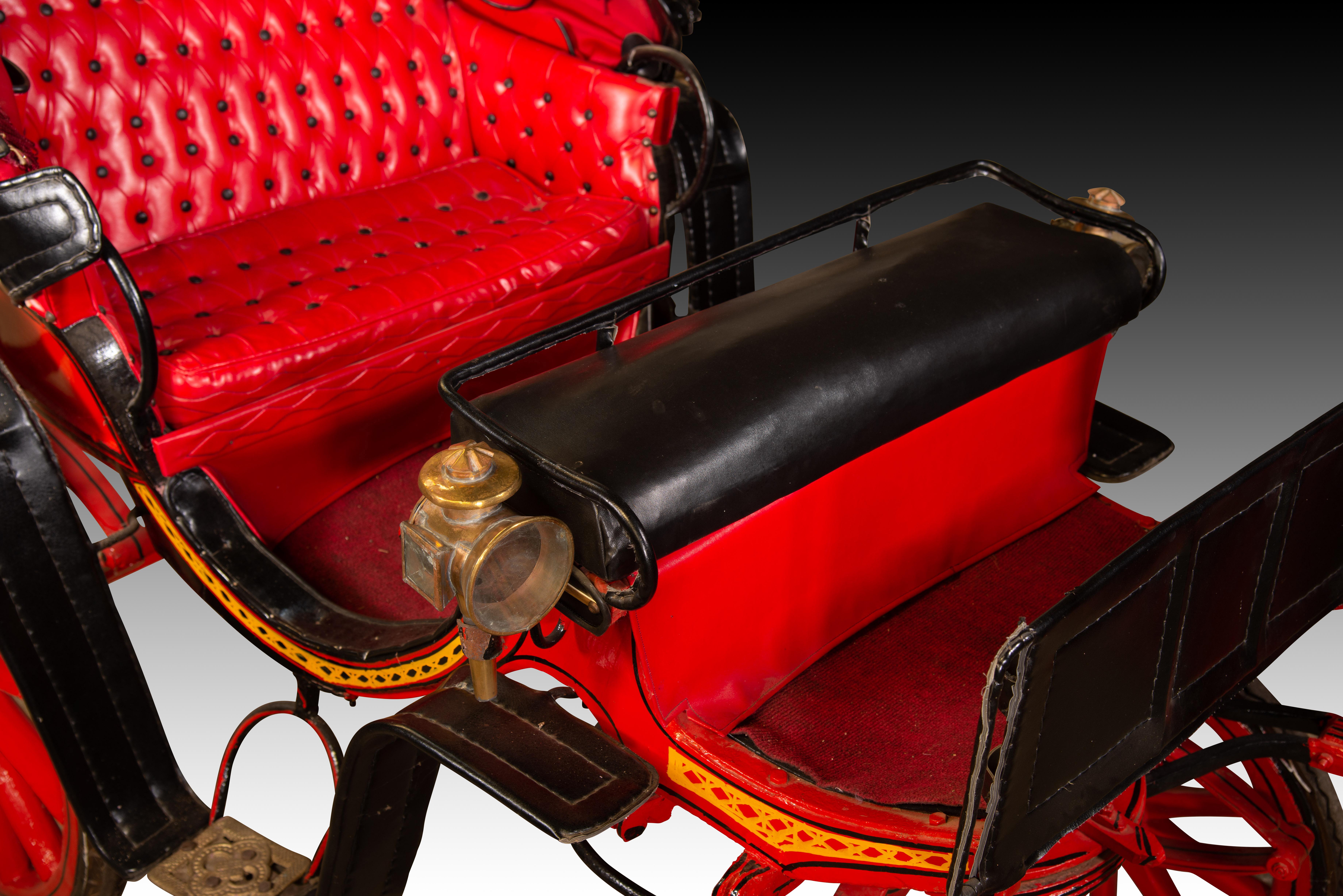 Replica of carriage. Bois, métal, etc. 20e siècle. en vente 9