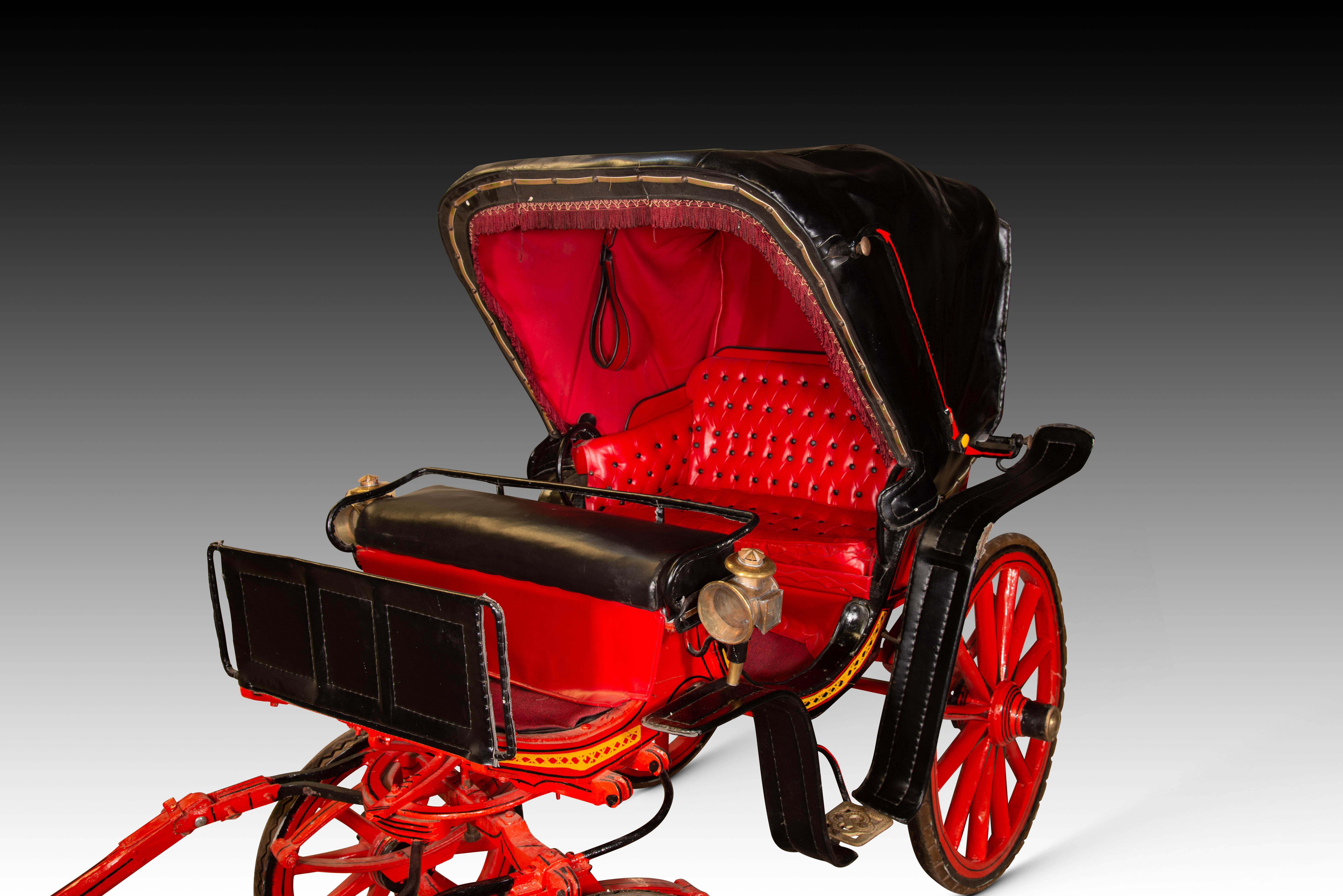 Européen Replica of carriage. Bois, métal, etc. 20e siècle. en vente