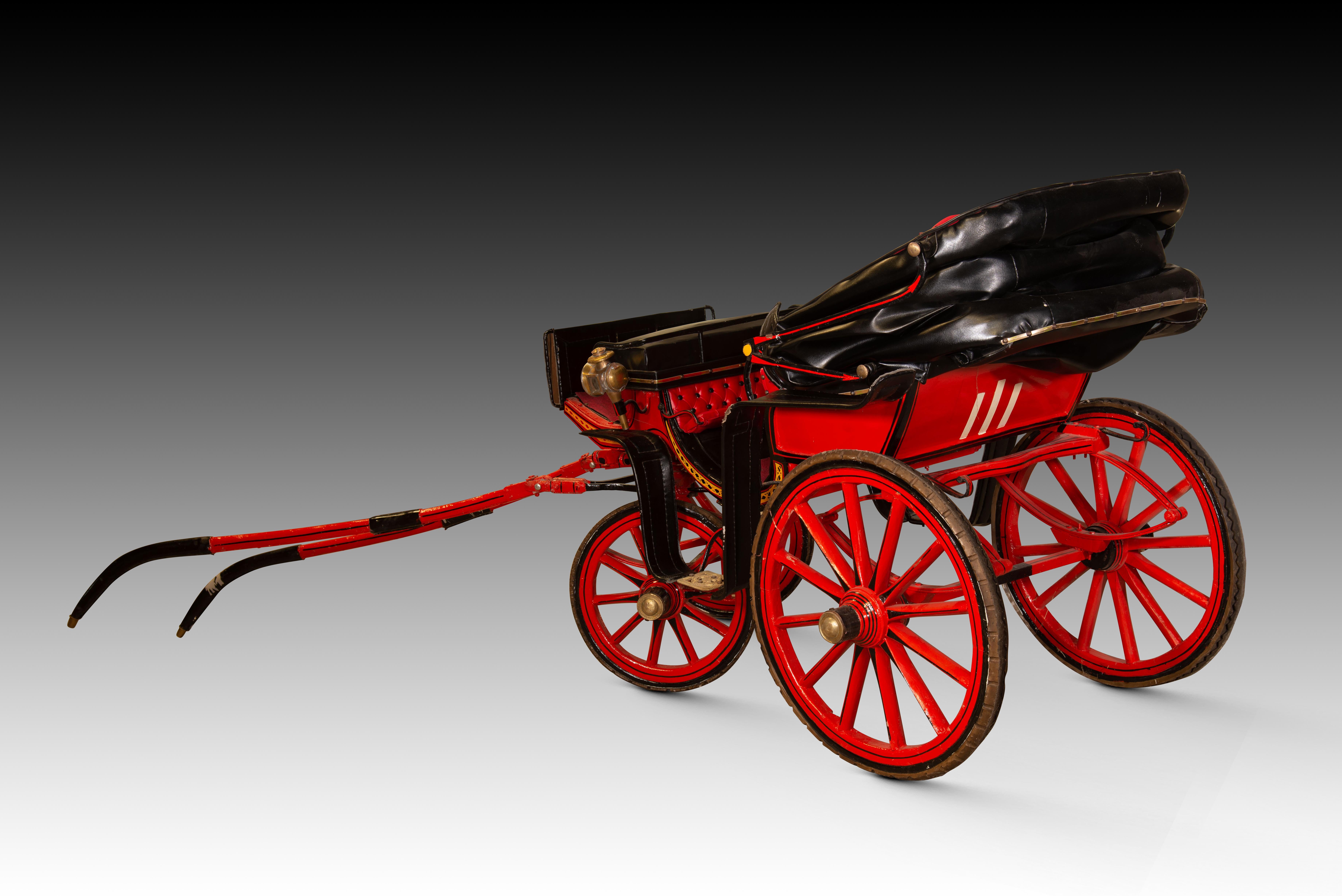 Replica of carriage. Bois, métal, etc. 20e siècle. en vente 1