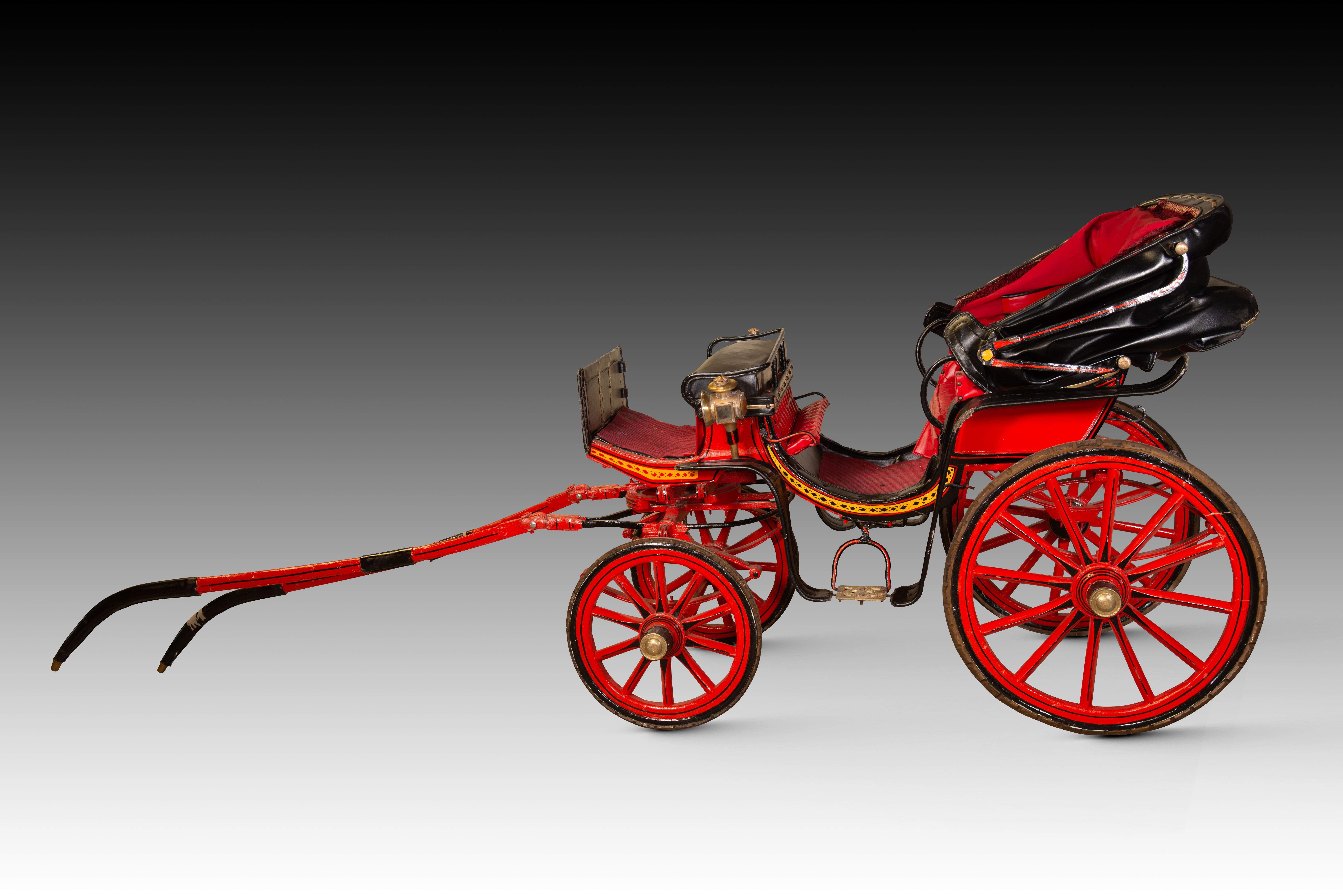 Replica of carriage. Bois, métal, etc. 20e siècle. en vente 2