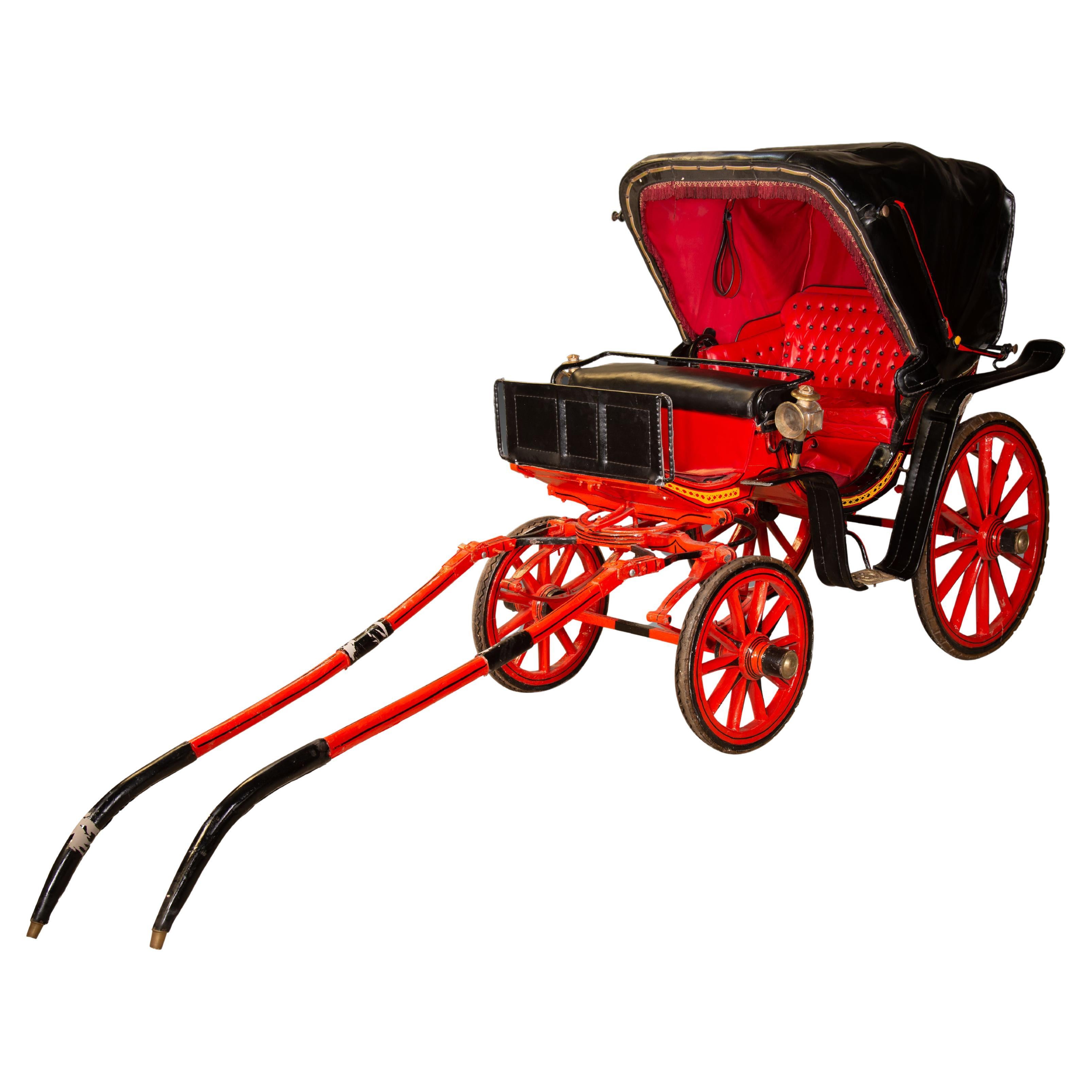 Replica of carriage. Wood, metal, etc. 20th century.