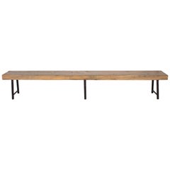 Replica of Marseille Park Bench in Repurposed Pine