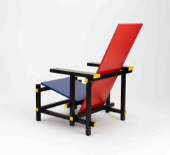 Replica of "Red and Blue" Chair by G.T. Rietveld, 1990s