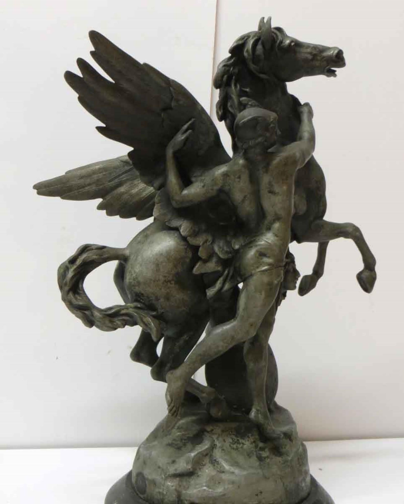 perseus and pegasus statue